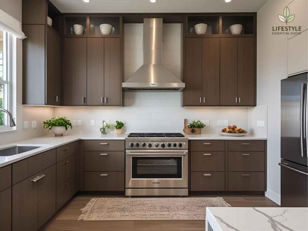 Modern kitchen with upgraded electrical outlets in Willow Glen, Los Angeles