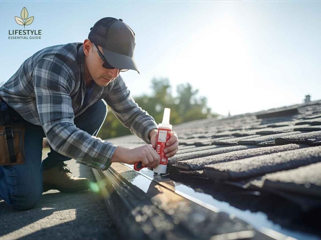 Expert fixing carport roof leak in Los Angeles coastal area