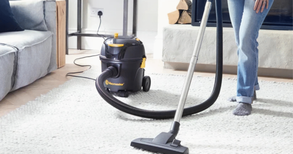 LA allergen removal house cleaning specialist using HEPA vacuum system